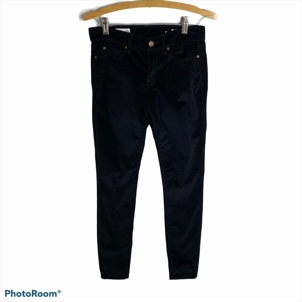 Gap Skinny Corduroy Jeans Black Sz 25 Women’s